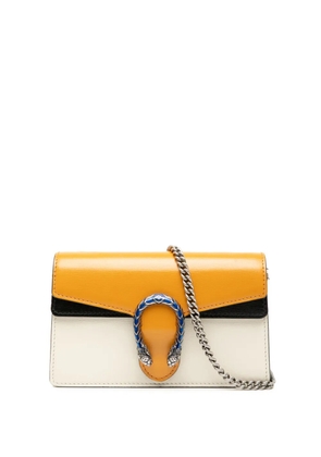 Gucci Pre-Owned 2016-2025 Mini Tricolor Leather Dionysus crossbody bag - Brown
