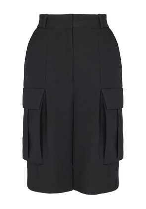 Balmain pleated cargo shorts - Black