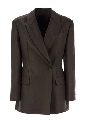 Brunello Cucinelli double-breasted blazer - Brown