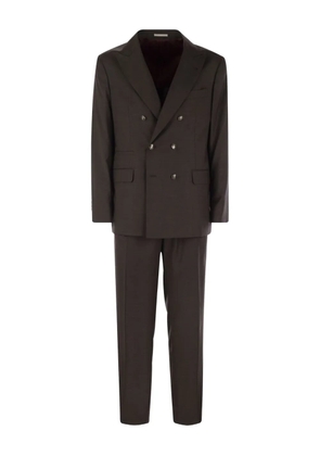 Brunello Cucinelli double-breasted suit - Brown