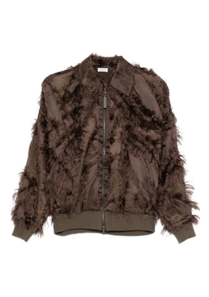 Brunello Cucinelli zip-fastening jacket - Brown