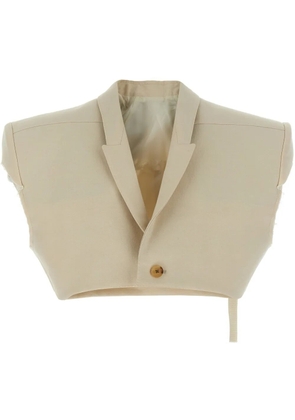 Rick Owens Micro Tatlin blazer - Neutrals