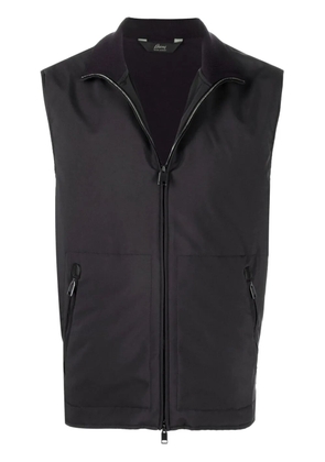 Brioni zipped gilet jacket - Blue