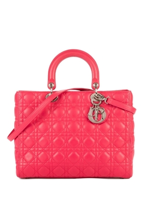 Christian Dior Pre-Owned 2010s quilted shoulder bag - Pink
