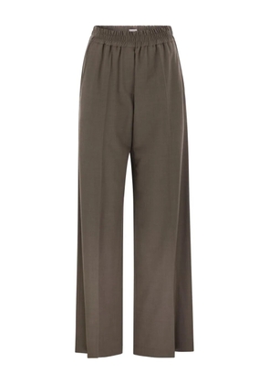 Brunello Cucinelli elasticated trousers - Brown