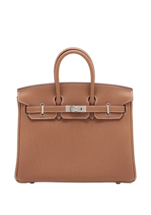 Hermès Pre-Owned 2025 Togo Birkin Retourne 25 handbag - Brown
