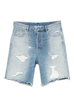COLE BUXTON distressed denim shorts - Blue