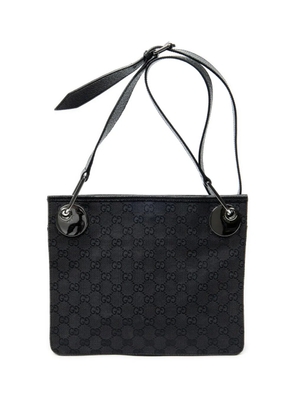 Gucci Pre-Owned Eclipse monogram shoulder bag - Black