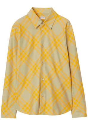 Burberry checked flannel shirt - Neutrals
