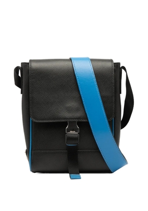 Prada Pre-Owned 2013-2025 Saffiano Buckle Messenger Bag crossbody bag - Black