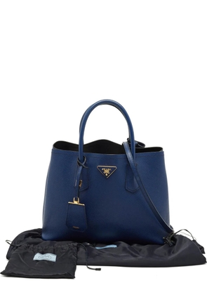 Prada Pre-Owned Saffiano double handle tote bag - Blue
