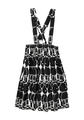 Comme Des Garçons Bearbrick-printed skirt - Black
