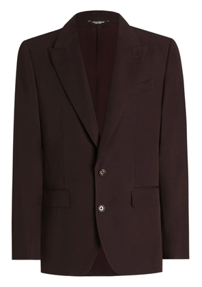 Dolce & Gabbana single-breasted blazer - Brown