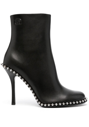 Alexander Wang 110mm stud-embellished leather ankle boots - Black