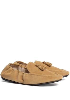 Alberta Ferretti tassel detail loafers - Neutrals