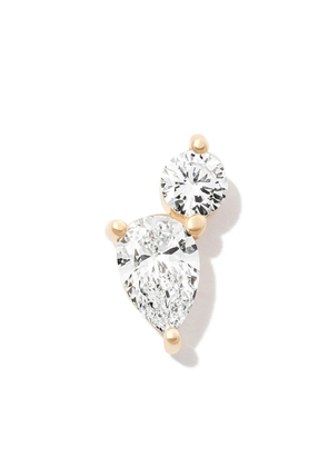 Kimaï 18kt yellow gold diamond stud earring