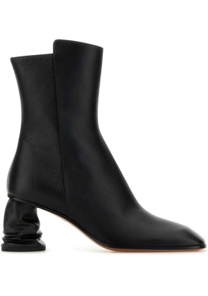 Alexander McQueen 70mm leather boots - Black