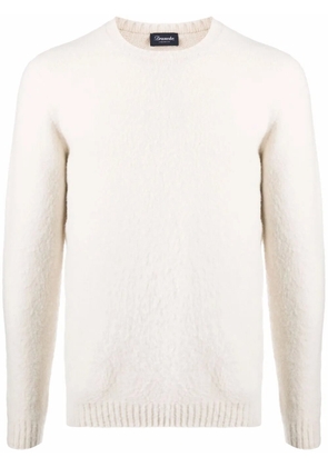Drumohr crewneck wool jumper - White
