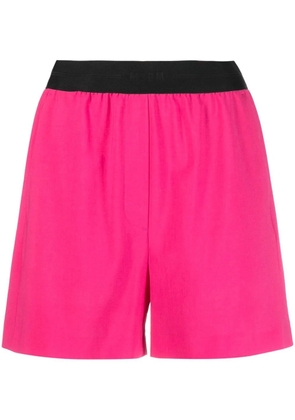 MSGM logo-waistband shorts - Pink