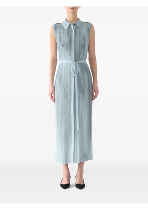 Jason Wu Collection plissé-effect midi dress - Blue