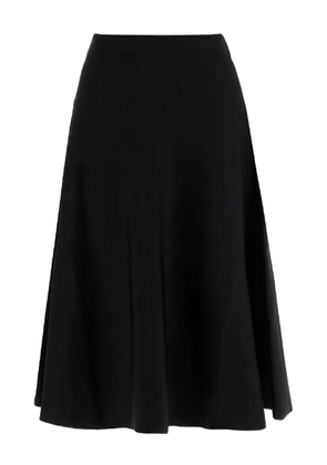 The Row pleated midi skirt - Black