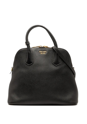 Prada Pre-Owned 2010-2025 Medium Saffiano Cuir Dome satchel - Black