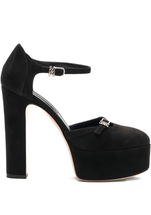Casadei 130mm Patty platform pumps - Black