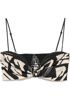 Johanna Ortiz Nudos del Mar top - Black