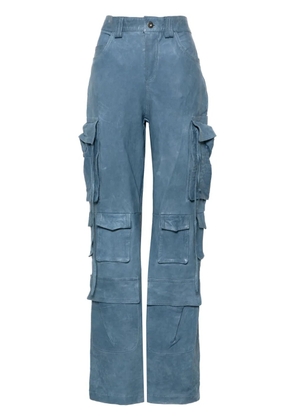 Salvatore Santoro straight-leg cargo pants - Blue