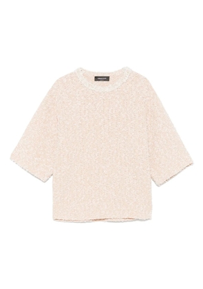 Fabiana Filippi tweed T-shirt - Neutrals