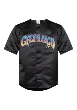 Casablanca Gothic baseball shirt - Black
