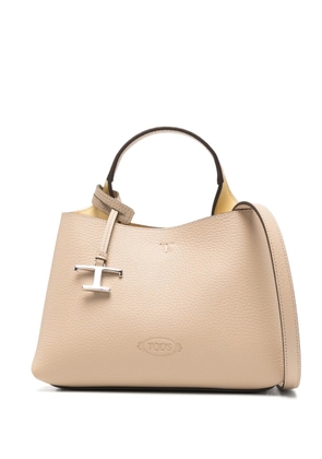 Tod's micro T-charm tote bag - Neutrals
