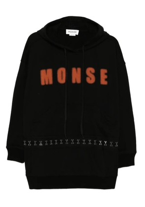 Monse logo-printed dress - Black