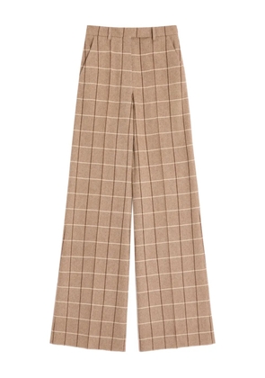 Valentino Garavani windowpane-check trousers - Neutrals