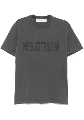 Golden Goose perforated logo-detail T-shirt - Grey