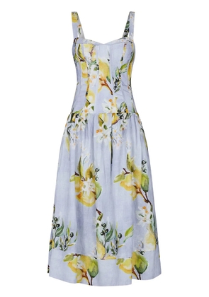 Nicholas Makenna midi dress - Blue