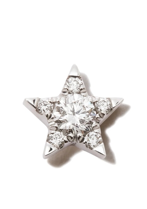 MARIA TASH 18kt white gold Star stud earring