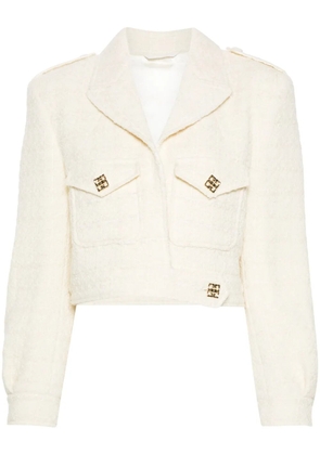 Givenchy cropped tweed jacket - Neutrals