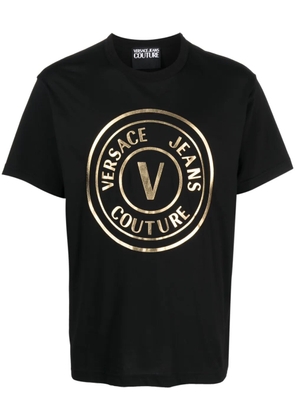 Versace Jeans Couture logo-print cotton T-shirt - Black