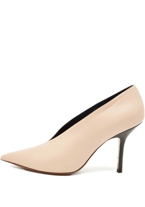 Celine Pre-Owned leather pointed pumps - Neutrals