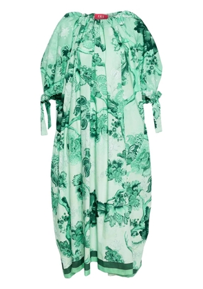 F.R.S For Restless Sleepers Aretusa printed midi dress - Green