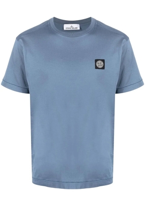 Stone Island chest logo-patch T-shirt - Blue