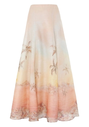 ZIMMERMANN Illuminate maxi skirt - Pink