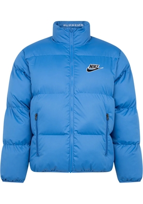 Supreme x Nike reversible puffy jacket - Blue