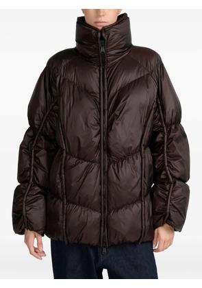 Canadian Camille funnel-neck puffer jacket - Brown
