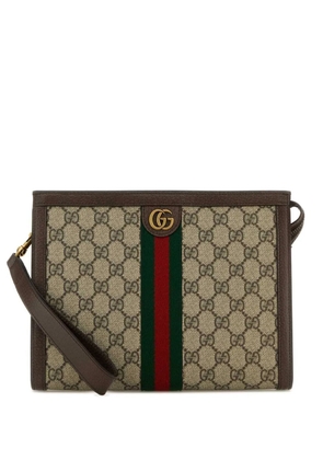 Gucci Ophidia clutch bag - Neutrals