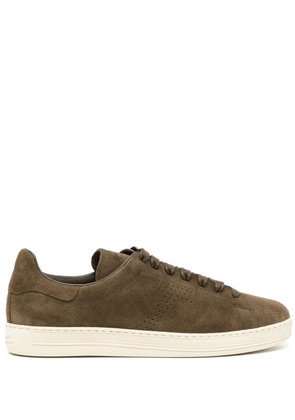 TOM FORD leather sneakers - Brown