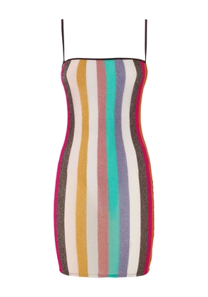 Missoni striped mini dress - Blue