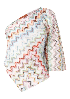 Missoni one-shoulder top - White