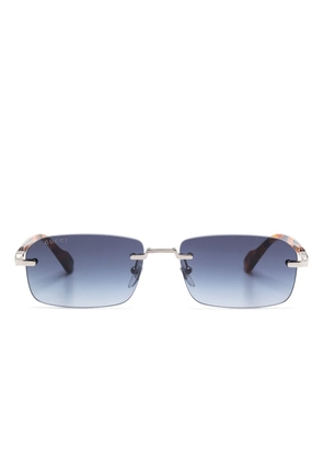 Gucci Eyewear rectangle-frame sunglasses - Brown